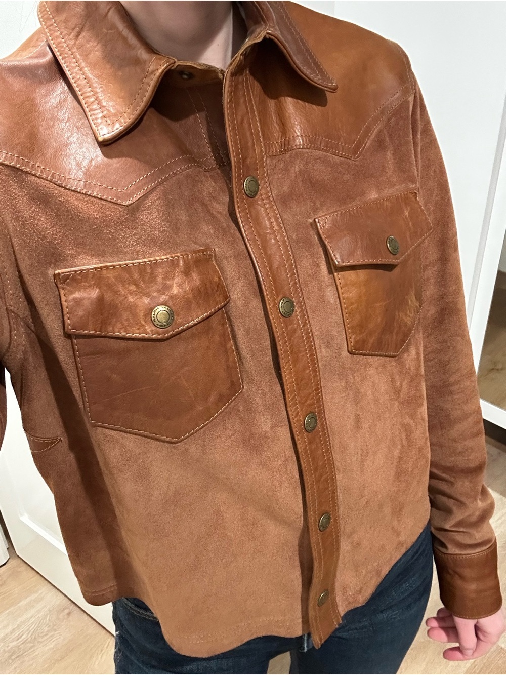 Vintage Ralph Lauren Sport suede jacket - Picture 4 of 12